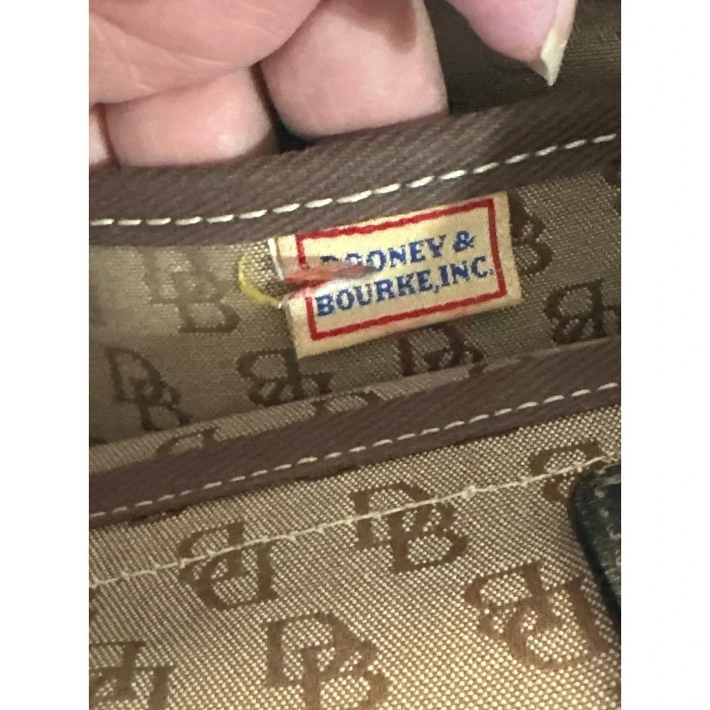 Dooney Bourke All Weather Leather Monogram Tote Bag